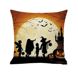 Halloween Pillow Cover, Throw Pillow Cover Cushion Case Sofa Couch, M1