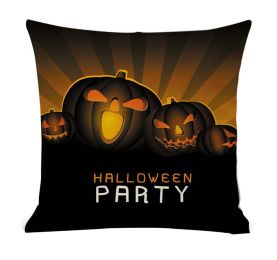 Halloween Square Pillowcases, Sofa Cushion Cover For Home, K4