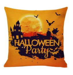 Halloween Cushion Cover, Decorative Throw Pillowslip Cushion Cover, L3