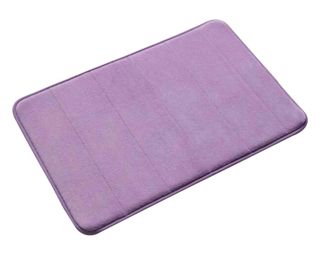 Pure Color Bathroom Mat Beautiful and Practical Door Mat/Bedroom Mat, Purple
