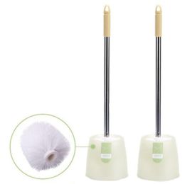 2 Packs Bathroom Cleaning Dirt Brushes Durable Toilet Brushes(Green)