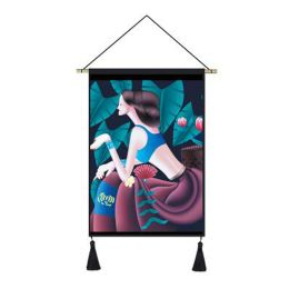 Character art  Picture Landscape House Wall Hanging Tapestry Dorm Bedroom Living Room Decorations, E