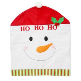 Merry Christmas Decorations Dining Chair Seat Back Slipcover Chair Covers B