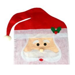 Merry Christmas Decorations Dining Chair Seat Back Slipcover Chair Covers F