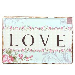 [LOVE] Vintage Home/Cafe/Bar Wall Decoration Mental Painting Wall Murals