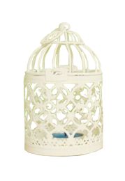 [Warm Time] Iron Birdcage Tealight Candle Holder Wall Hanging Decor Ornament