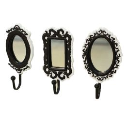 Set Of 3 High Load-bearing Fashion Utility Creative Decorative Hooks,Mirror