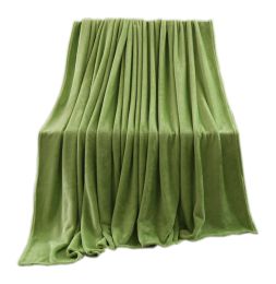 Stripe Home Soft Warm Throw Comfort Blanket,Green,59.1x78.7x1 inches #37