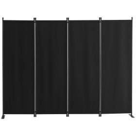 VEVOR Room Divider, 88Ã—67.5inch Room Dividers and Folding Privacy Screens 4-Panel, Fabric Partition Room Dividers for Office, Bedroom, Dining Room