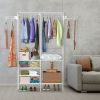 66.1x42.1x14.2in Perfect 4 layers of shelves Closet Organizing rack