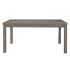 Weathered Gray Finish Rustic Style Dining Table Melamine Top 1pc Transitional Framing Wooden Furniture