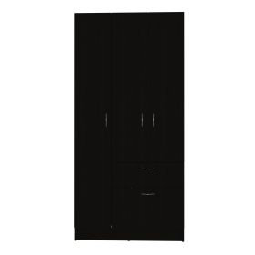 Armoire Cobra, Bedroom, Black / White