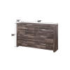 Juniper Dark Cherry Finish Dresser
