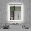 28"x36" LED Bathroom Mirror, Front-Lit and Back-Lit, 3 Color Tem Adjustable, Brightness Memory, Anti-fog LED Vanity Mirror[Unable to ship on weekends]