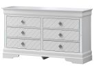 Verona G6790-D Dresser , Silver Champagne
