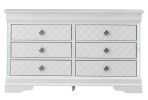 Verona G6790-D Dresser , Silver Champagne