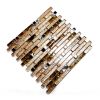 Retro Golden - 3-Dimensional Mosaic Decorative Wall Tile(10PC)