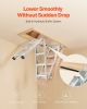 Attic Ladder 375LBS / 170KG Capacity for 7.66 to 10.25 ft Ceilings Aluminum