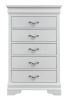 Lorana G6590-CH Chest , Silver Champagne