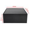 Multifunctional 4-Tier Black Book Shelf & Coffee Table for Living Room Bedroom Dining Room Study Entryway, Creative Furniture Floor Bookshelf