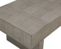 1pc Contemporary Style Brown Gray Coffee Table Rectangular Table Top Wooden Living Room Furniture