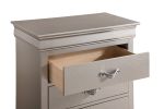 Lorana G6500-CH Chest , Silver Champagne