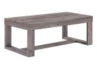 1pc Contemporary Coffee Table Rustic Brown Gray Tan Finish Living Room Wooden Furniture