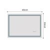 40x30 Inch LED Bathroom Mirror with Frontlit and Backlit, Wall Mounted Vanity Mirror with Smart Touch Button, Anti-Fog, Memory Function, 3 Colors