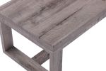 1pc Contemporary Coffee Table Rustic Brown Gray Tan Finish Living Room Wooden Furniture