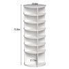 Rotating Shoe Rack Tower, 7-Tier Spinning Shoe Rack, Free Standing 360Â° Revolving Shoe Organizer