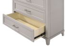 Gray 5 Drawer Chest