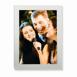 Aluminum Photo Frame - Engravable Personalized Gift Item