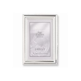 Silver-plated Beaded Edge Photo Frame