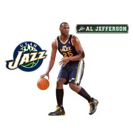 Al Jefferson Fathead Jr NBA Jazz Basketball Wall Sticker